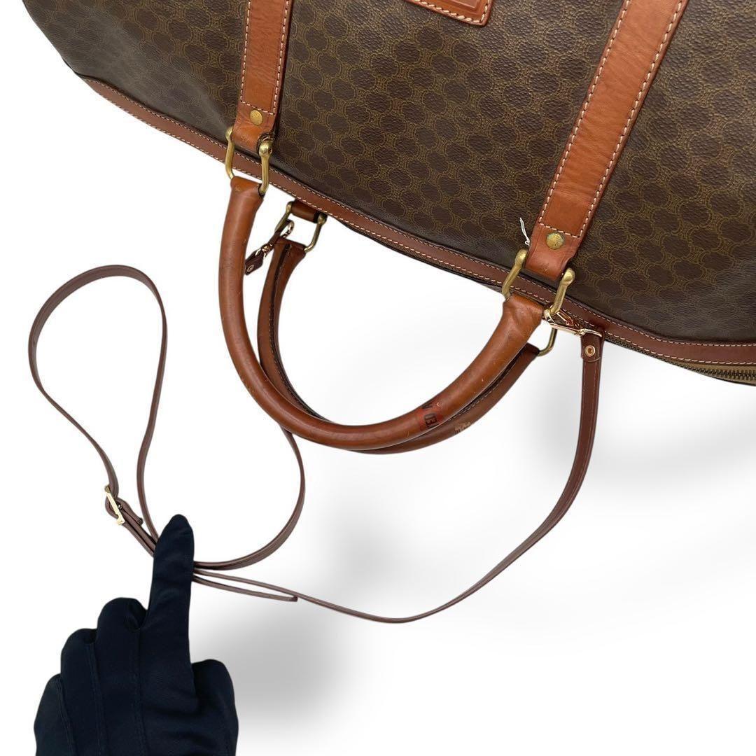 良品 4771 CELINE セリーヌ 2wayボストンバッグ トリオンフ