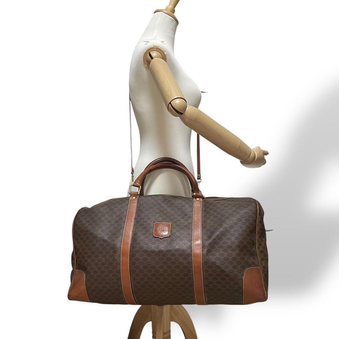 良品 4771 CELINE セリーヌ 2wayボストンバッグ トリオンフ