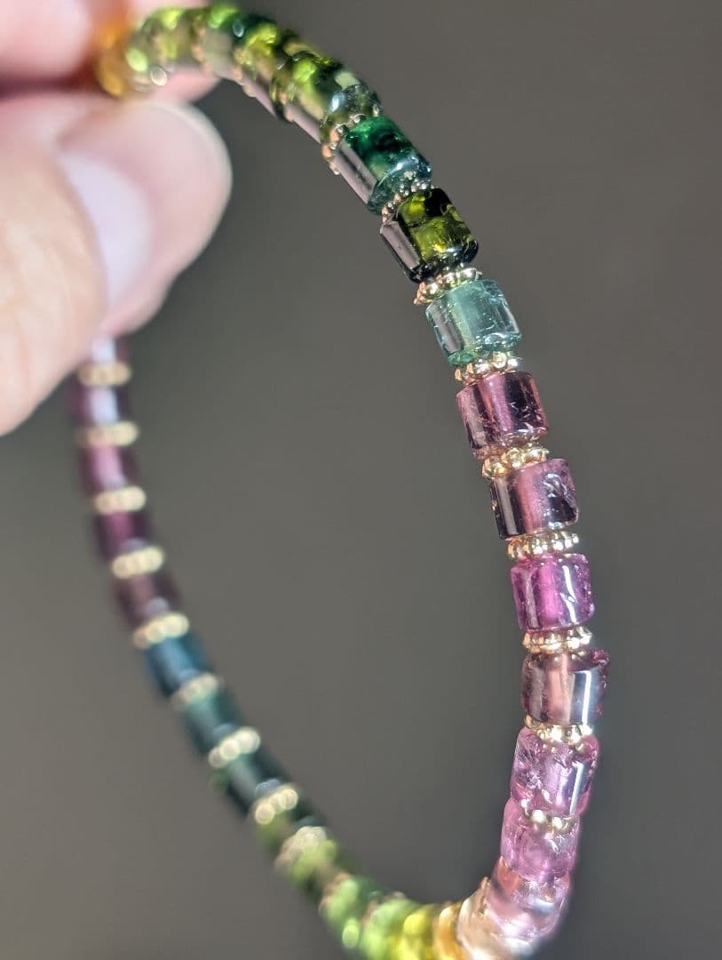 高品質透明感艶美可愛いマルチカラートルマリンデザブレ