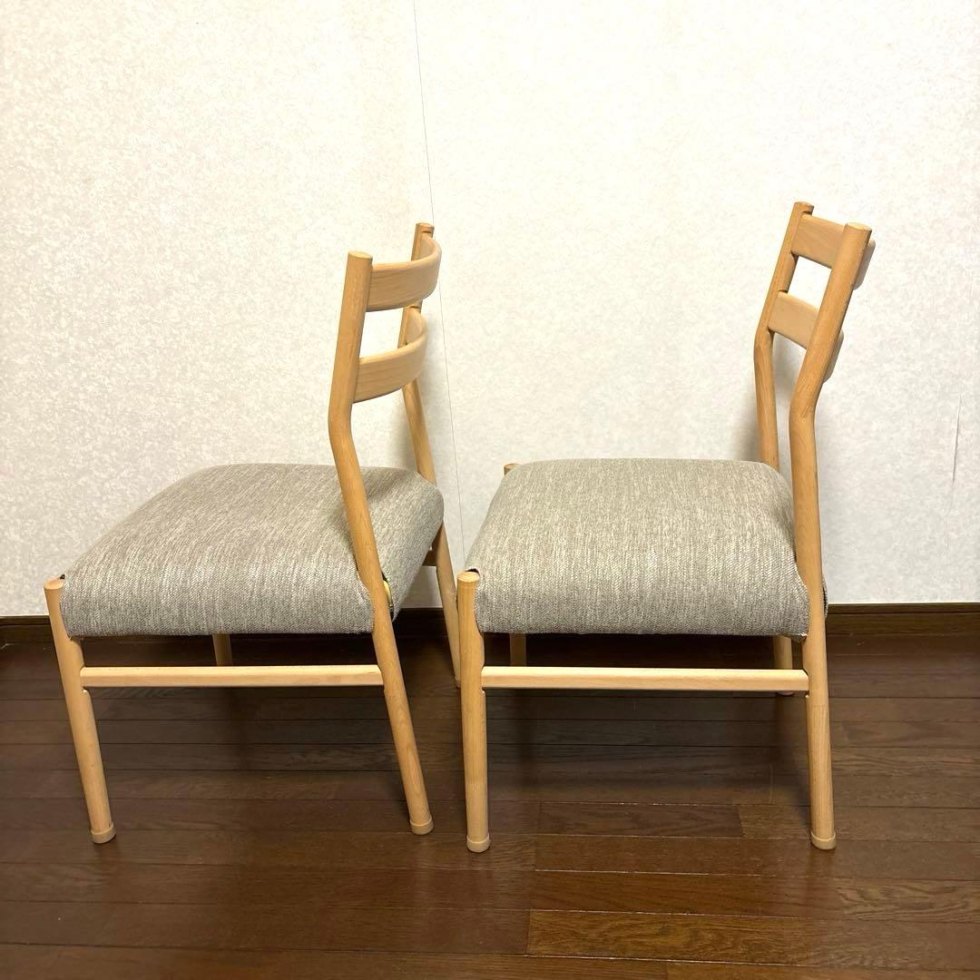 【美品】ニトリ Nコレクション ダイニングチェア ２脚セット