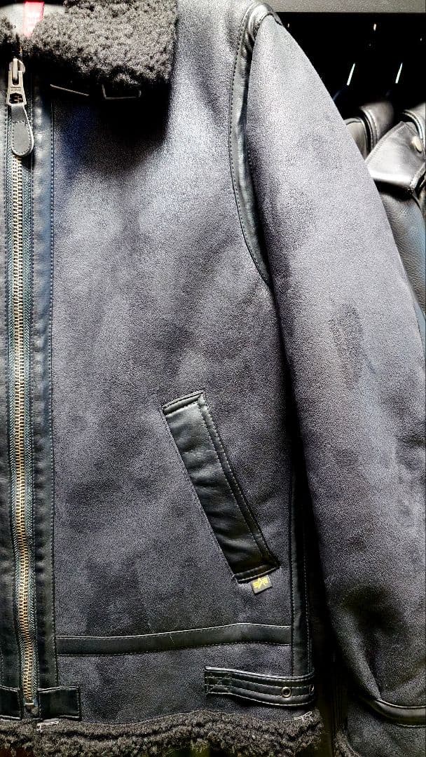 ★ALPHA/アルファ フライトジャケット B-3 S ブラック 未使用