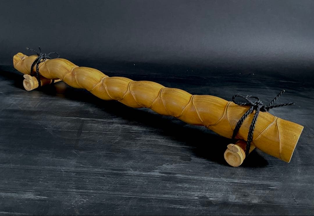 割引❗️「母」 亀甲竹 結界 竹 紙箱 茶道具 風炉先 煎茶 （Ｂ）