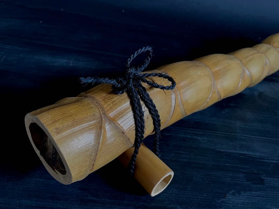 割引❗️「母」 亀甲竹 結界 竹 紙箱 茶道具 風炉先 煎茶 （Ｂ）