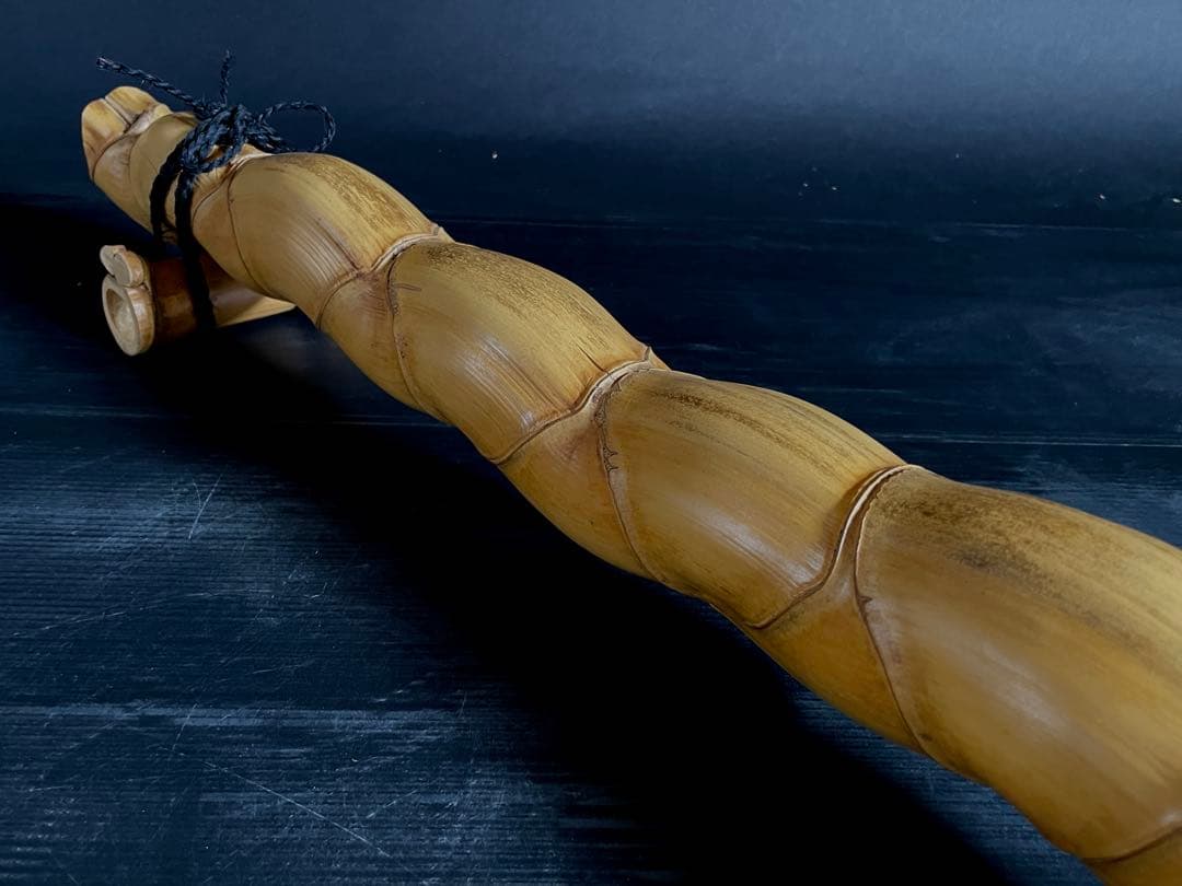 割引❗️「母」 亀甲竹 結界 竹 紙箱 茶道具 風炉先 煎茶 （Ｂ）