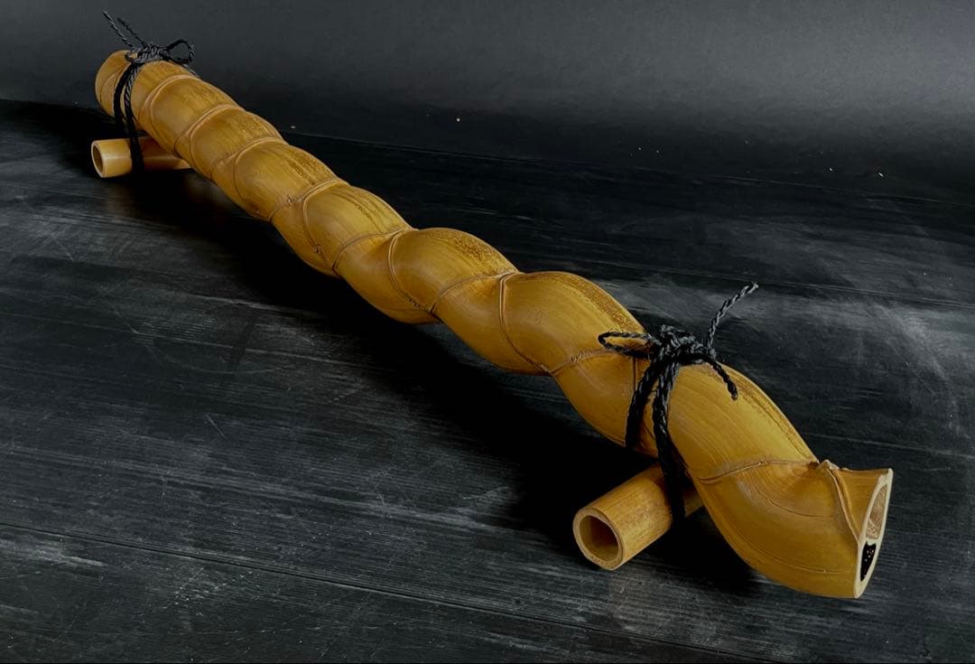 割引❗️「母」 亀甲竹 結界 竹 紙箱 茶道具 風炉先 煎茶 （Ｂ）