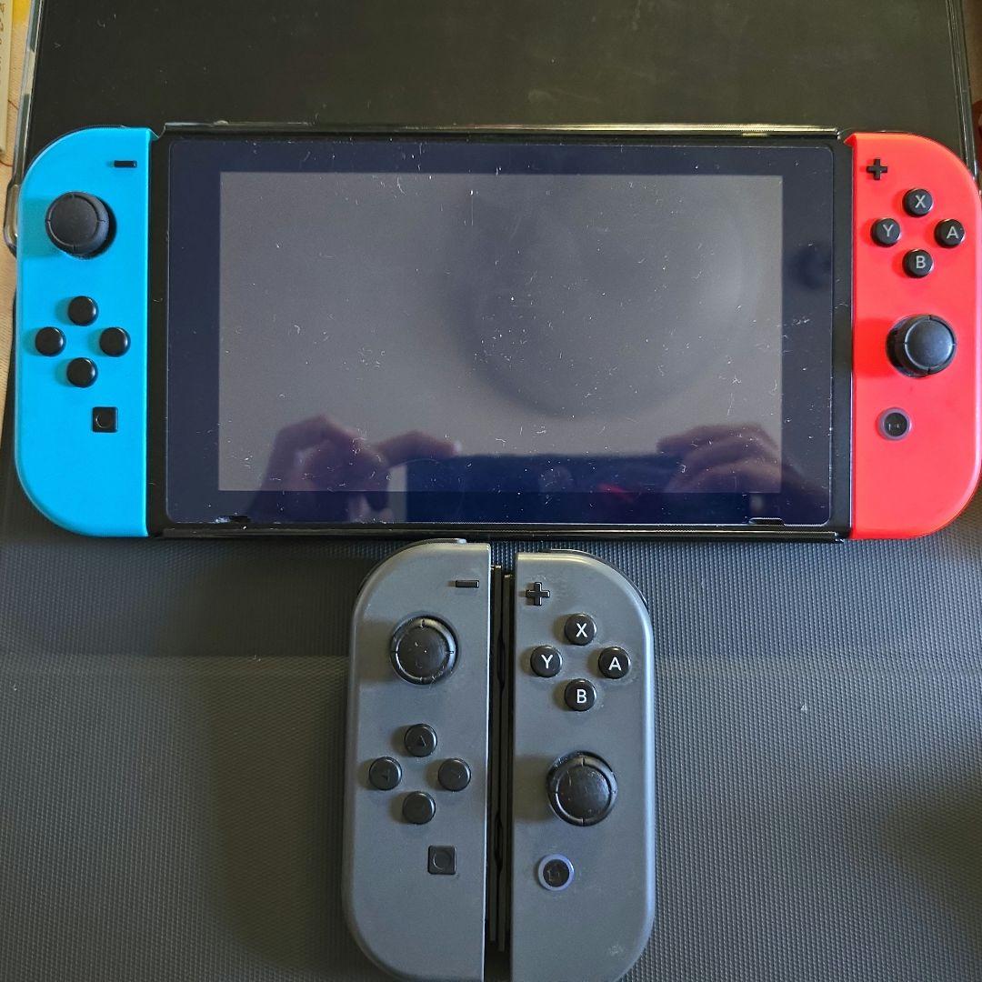 ジャンクNintendo Switch 本体ジョイコンセット