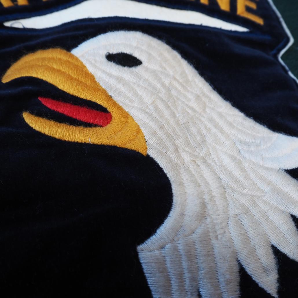 WAREHOUSE Bodies 両面刺繍 襟付きスタジャン ショート丈 短丈