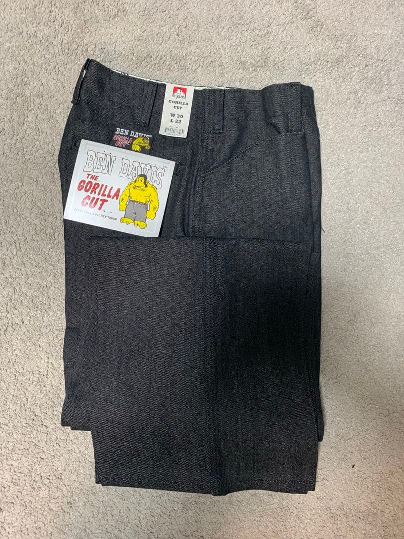 BEN DAVIS Gorilla Cut W30 L32 ブラックデニム