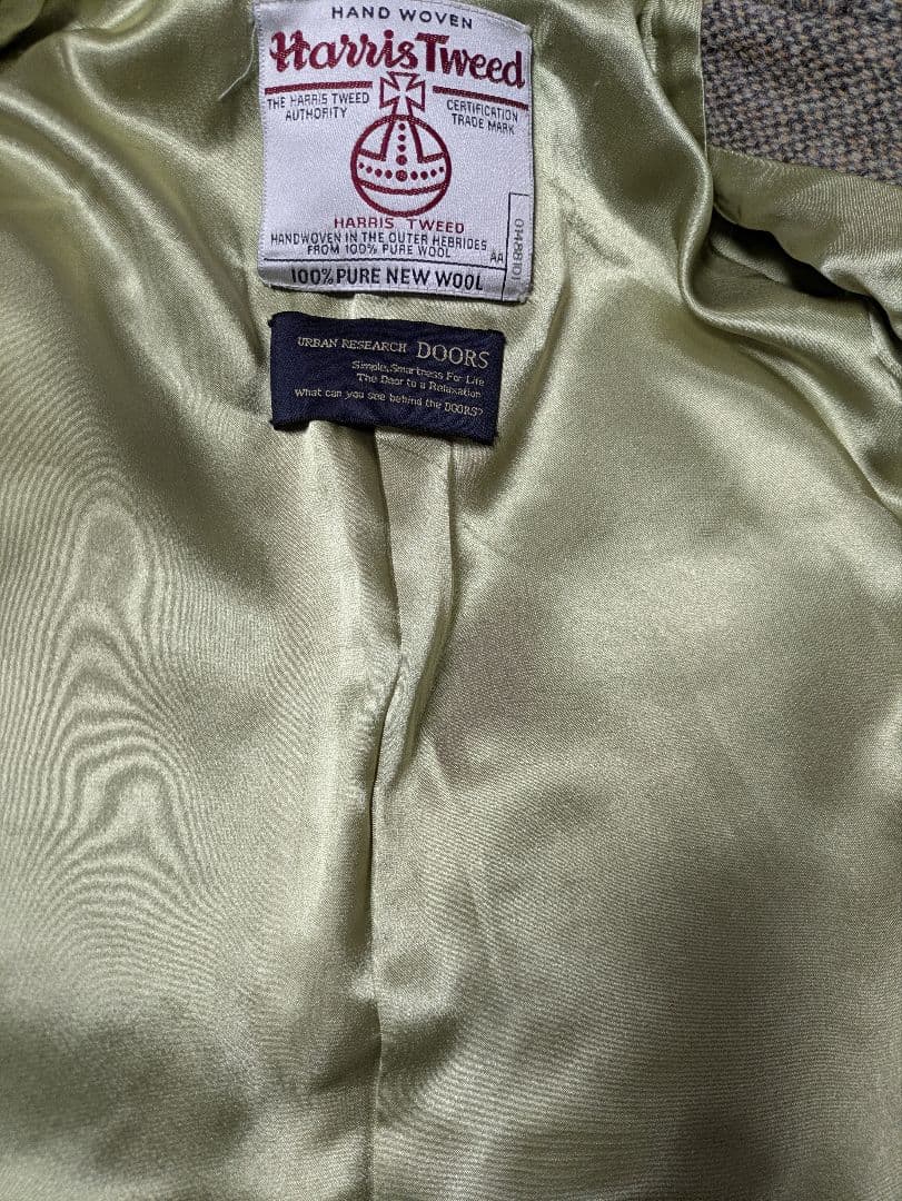 ❀アーバンリサーチ × ハリスツイード テーラードジャケット ウール