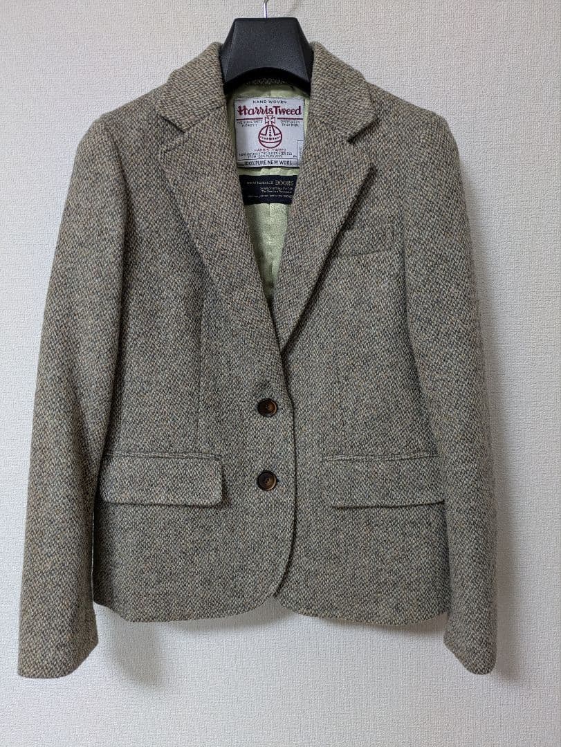 ❀アーバンリサーチ × ハリスツイード テーラードジャケット ウール