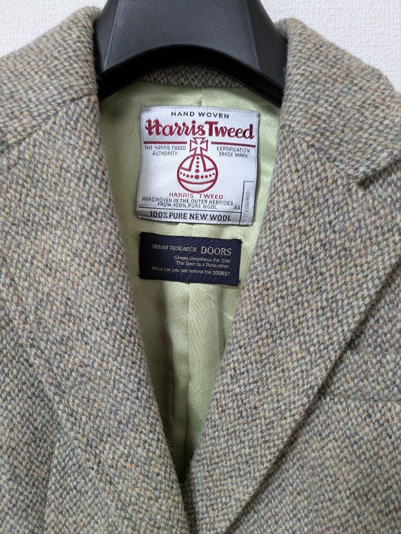 ❀アーバンリサーチ × ハリスツイード テーラードジャケット ウール