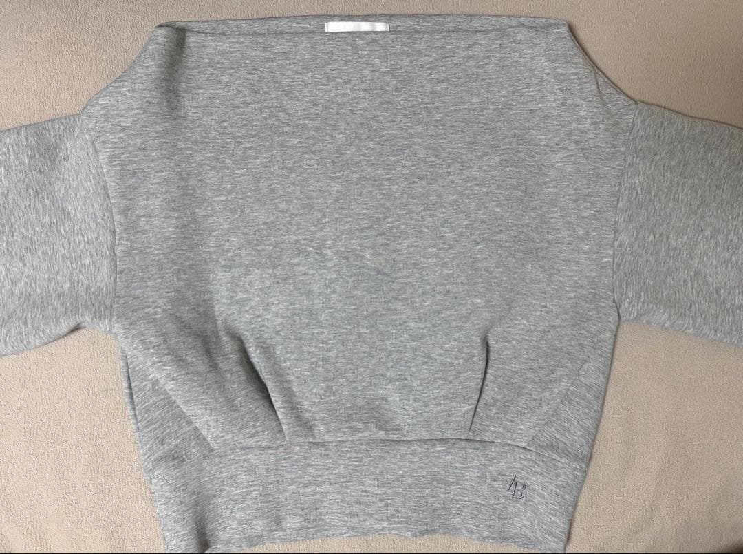 リリーブラウン ボンディングオフショルスウェット