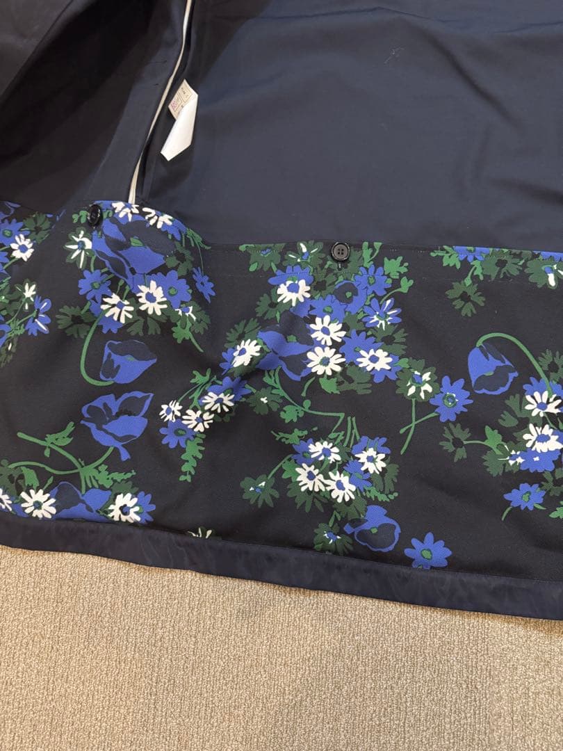 PLAN C プランシー　ほぼ未使用品　裾フラワーロングコート