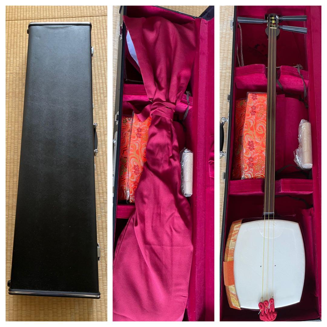 三味線(ケース、付属品付き)