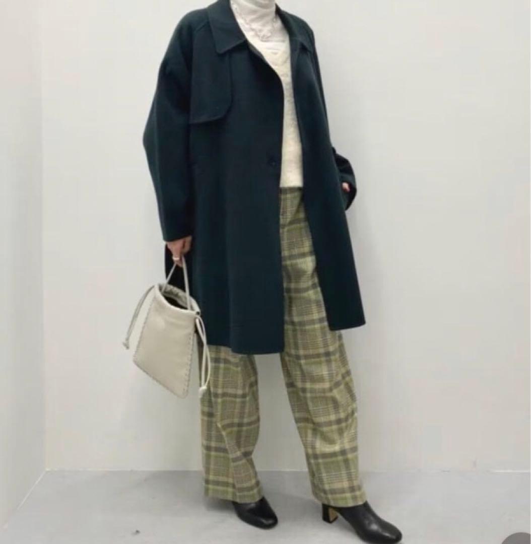 Beauty & Youth リバー ポンチョ コート Dark Green M