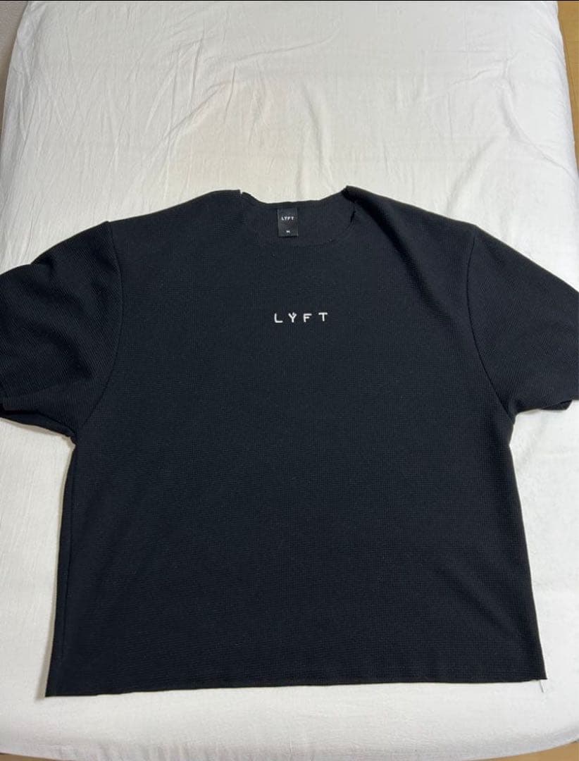 LYFT 希少　サーマルブラック Tシャツ Mサイズ　カットオフ