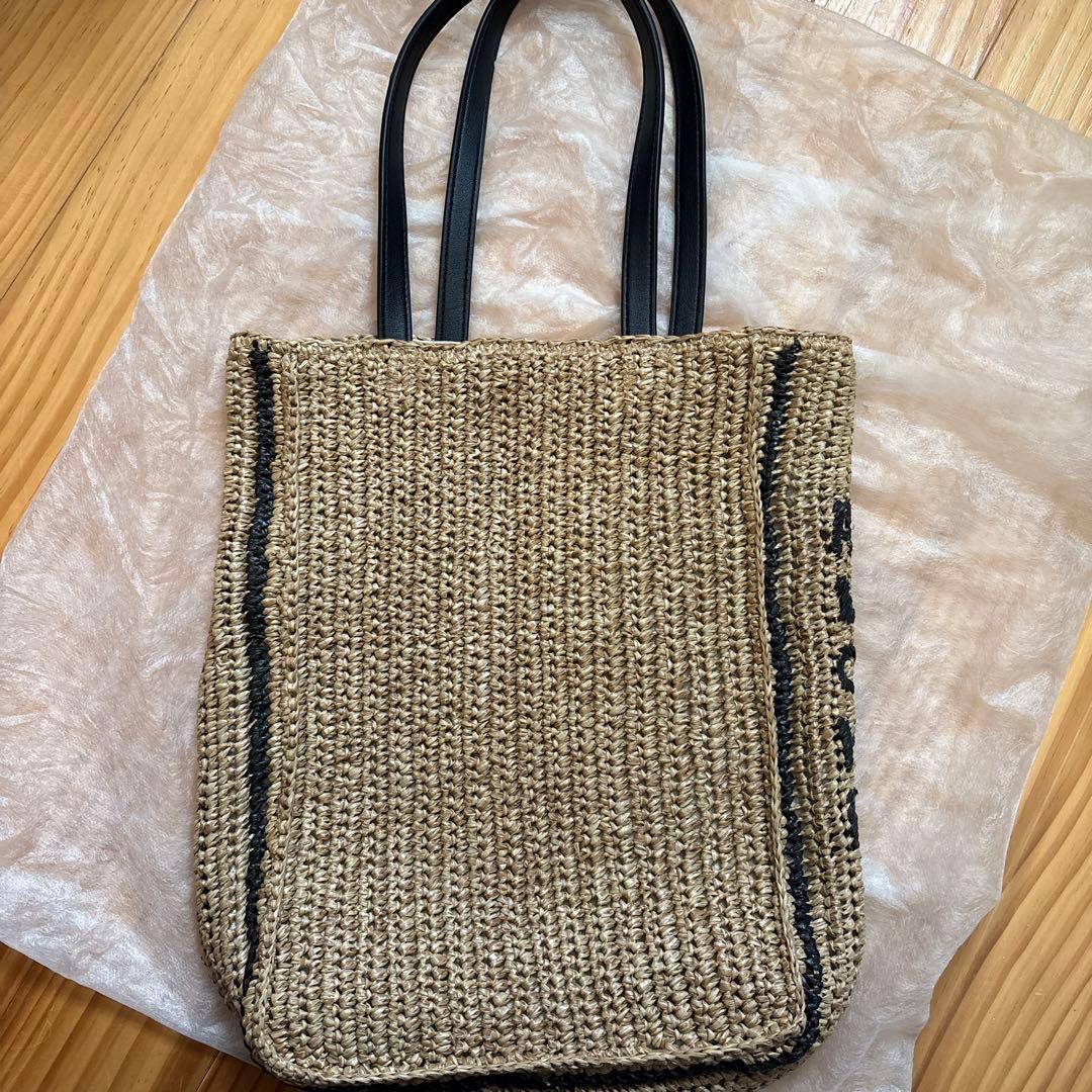 イアパピヨネ　ライオンコーヒー　コラボ　バスケットトートバッグ