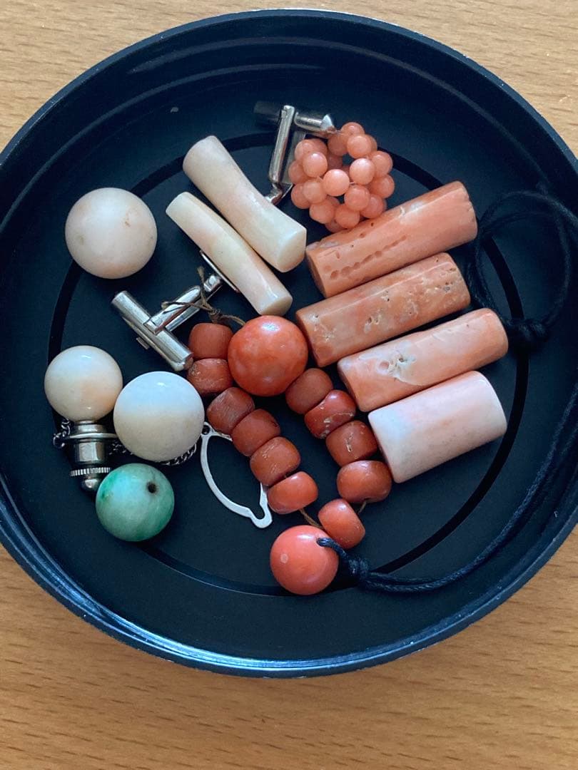 吉田⭐️ 赤珊瑚　白珊瑚　翡翠　まとめ売り