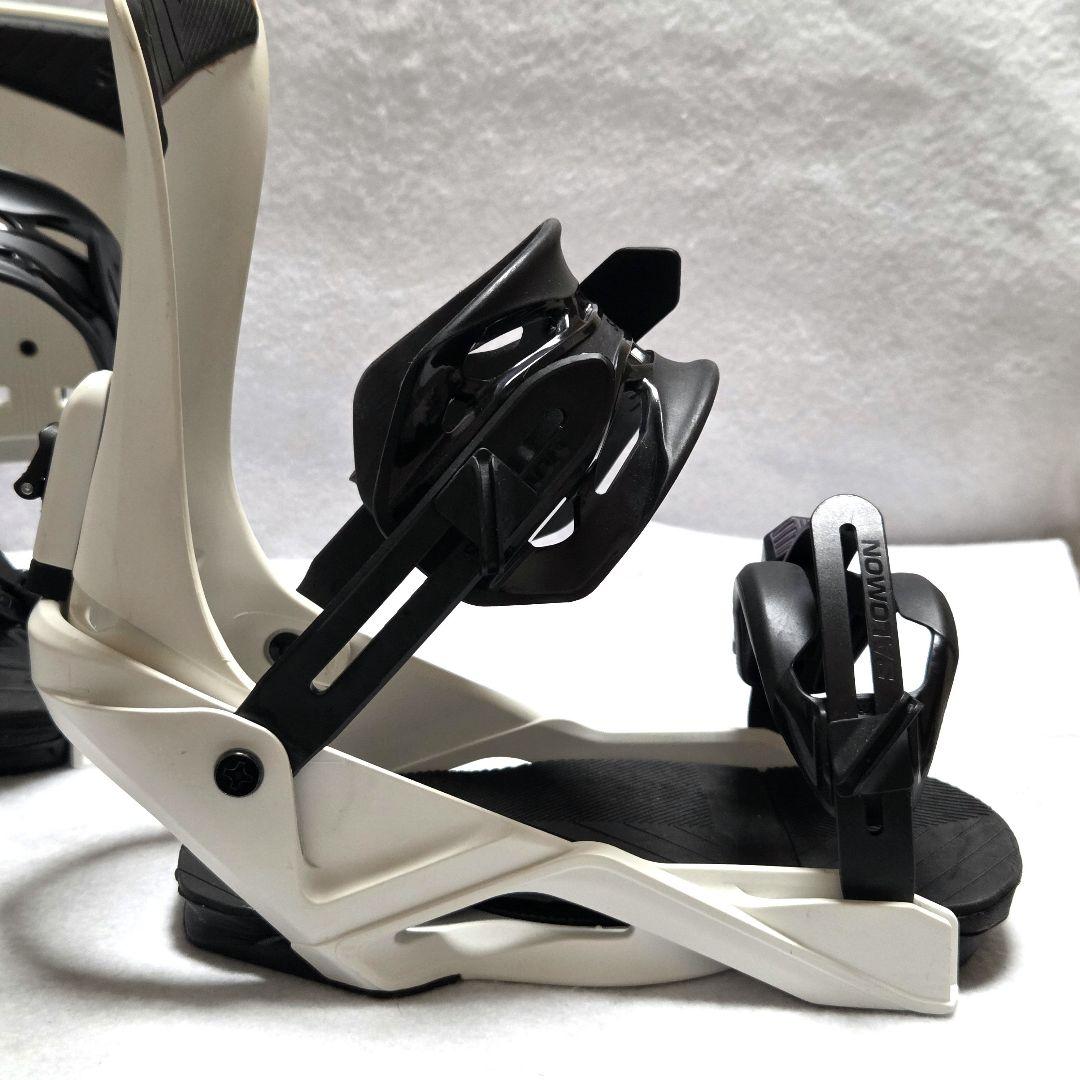 SALOMON RHYTHM ホワイト スノーボード ビンディング Sサイズ