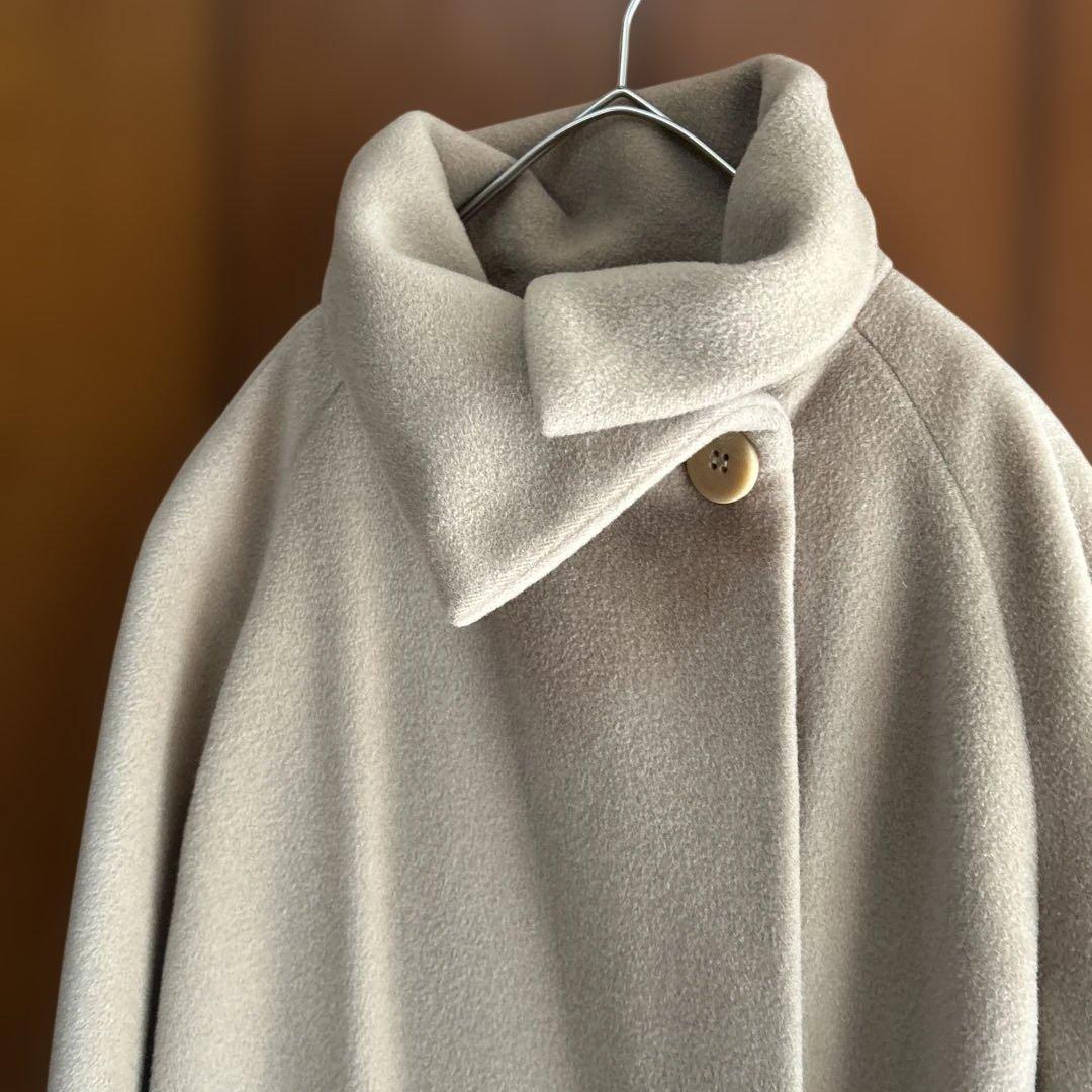 マックスマーラ 白タグ　カシミヤ混 ベージュ42