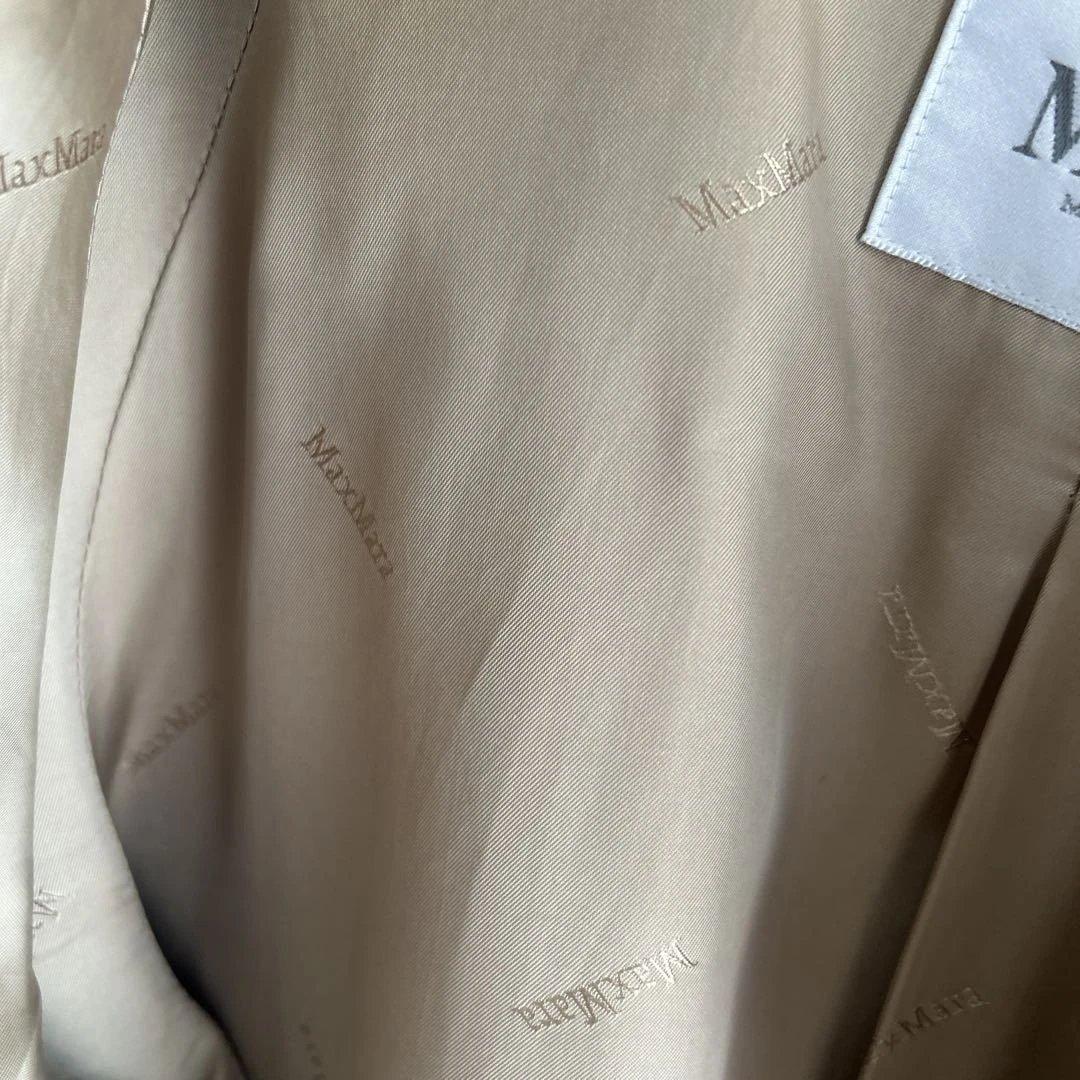 マックスマーラ 白タグ　カシミヤ混 ベージュ42