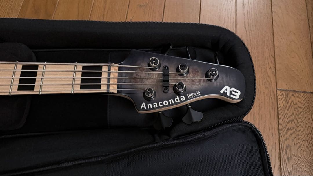 ベース Anaconda Basses Ultra J5 Black Burst