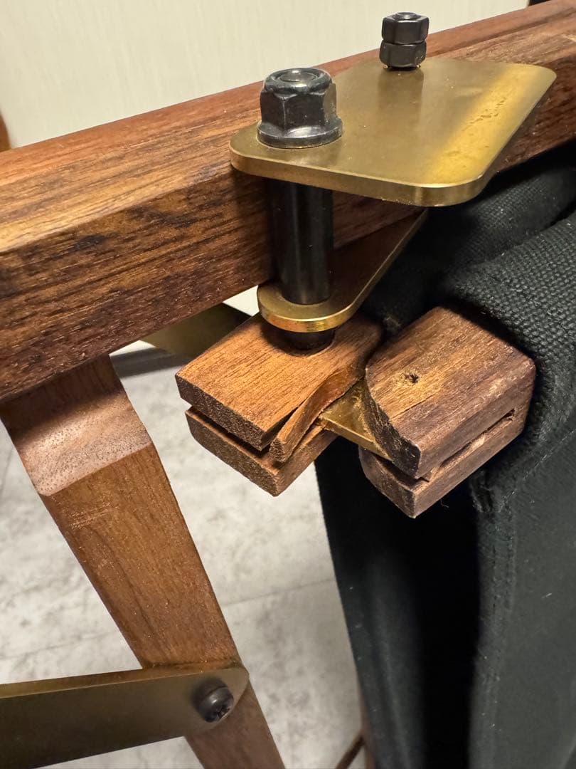 ハ*ー様 キャンプオンパレード　コンダクターズチェア　二脚セット　ジャンク