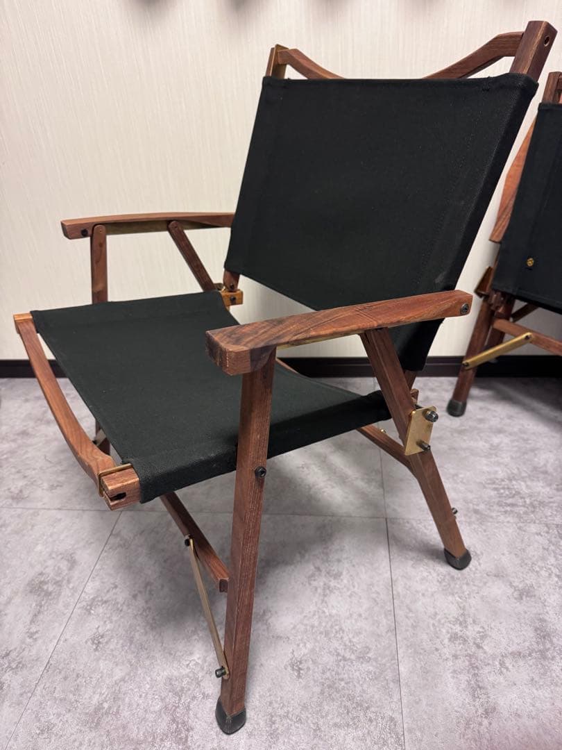 ハ*ー様 キャンプオンパレード　コンダクターズチェア　二脚セット　ジャンク