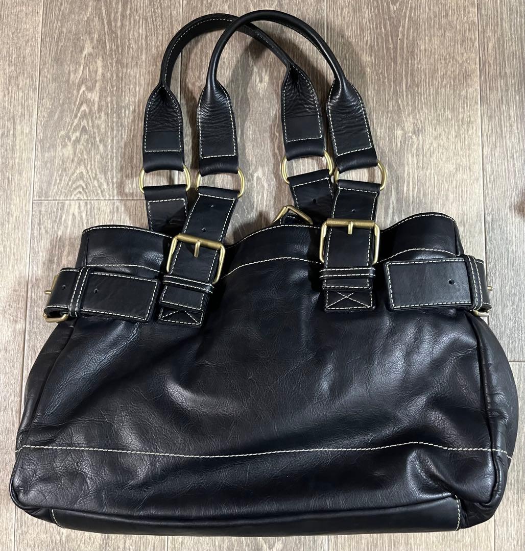 Vivienne Westwood オーブ型押しアコードバッグ レザー
