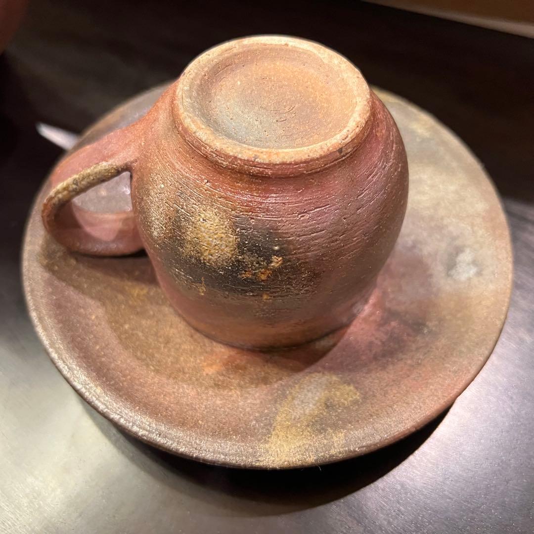 【おうちカフェ】 金山焼 コーヒードリッパー＆ポット・コーヒーカップ２客　新品！