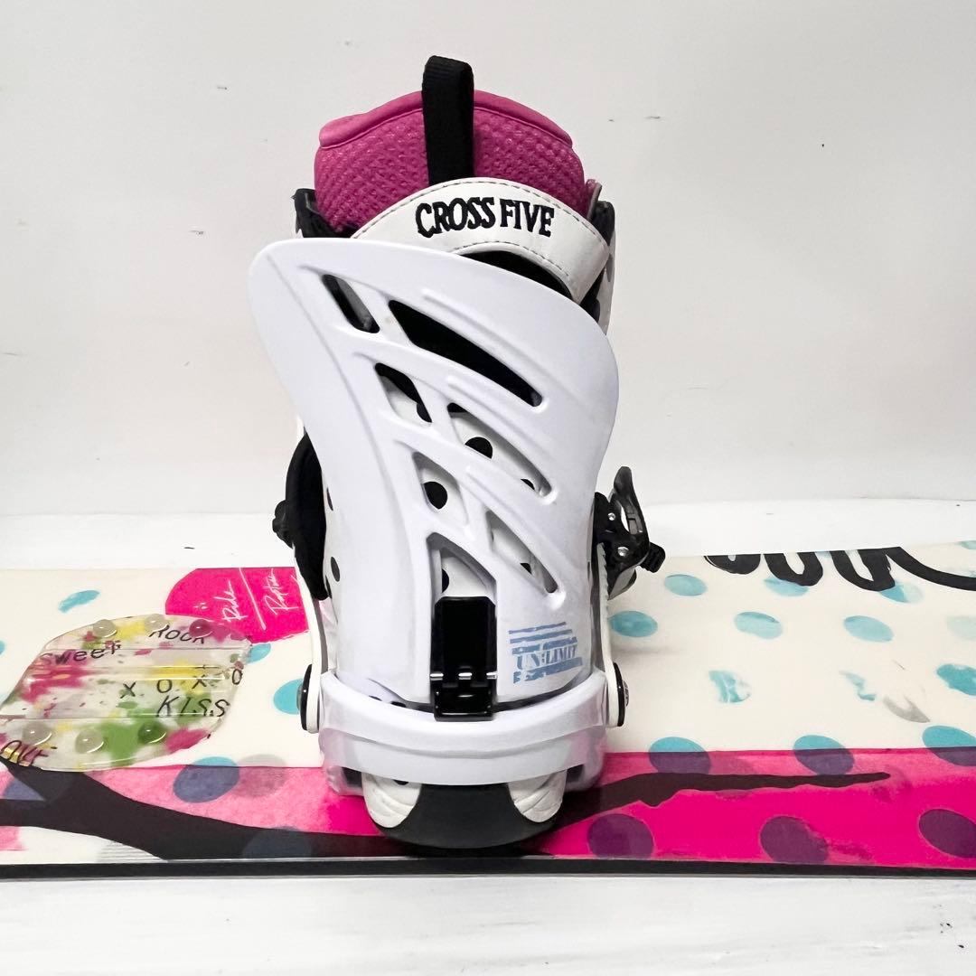 RIDE レディース スノボセット　ライド　スノーボード ビンディング　ケース付