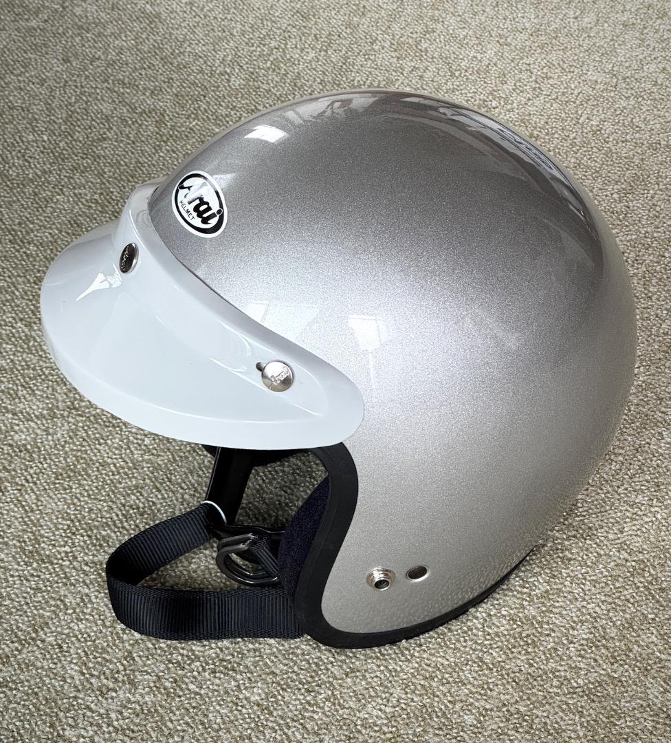 Arai ジェットヘルメット シルバー 旧品新品