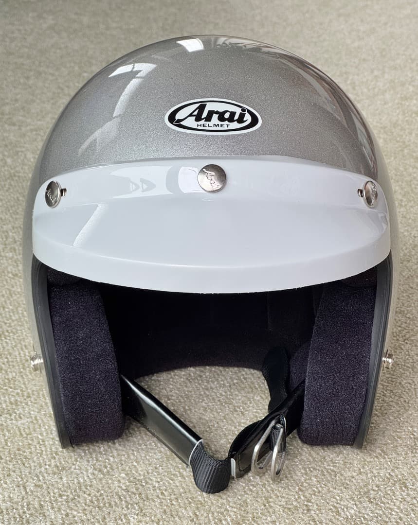 Arai ジェットヘルメット シルバー 旧品新品