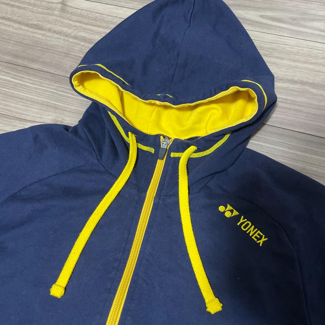 YONEX フルジップセットアップ フード付きパーカー M バトミントン テニス