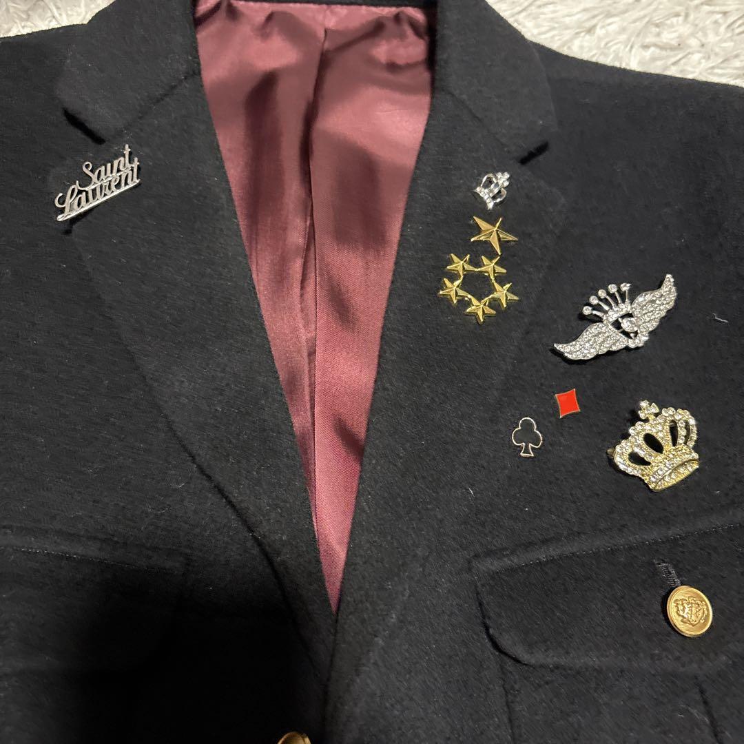 【逸品】REATS TAILOR ZAZOUS ウール金ボタン　ピンバッジ