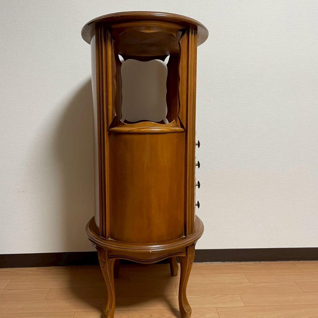 猫足コンソールテーブル サイドテーブル ４段チェスト 彫刻 イタリア 猫脚