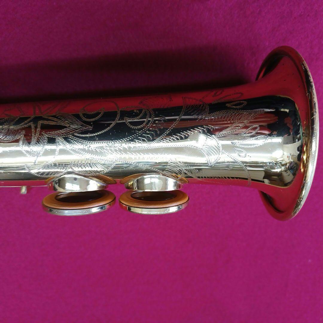 ヤマハ　ソプラノサックス　YSS62　パープルロゴ