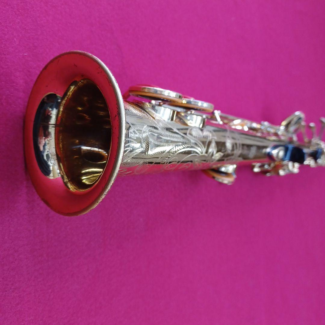 ヤマハ　ソプラノサックス　YSS62　パープルロゴ