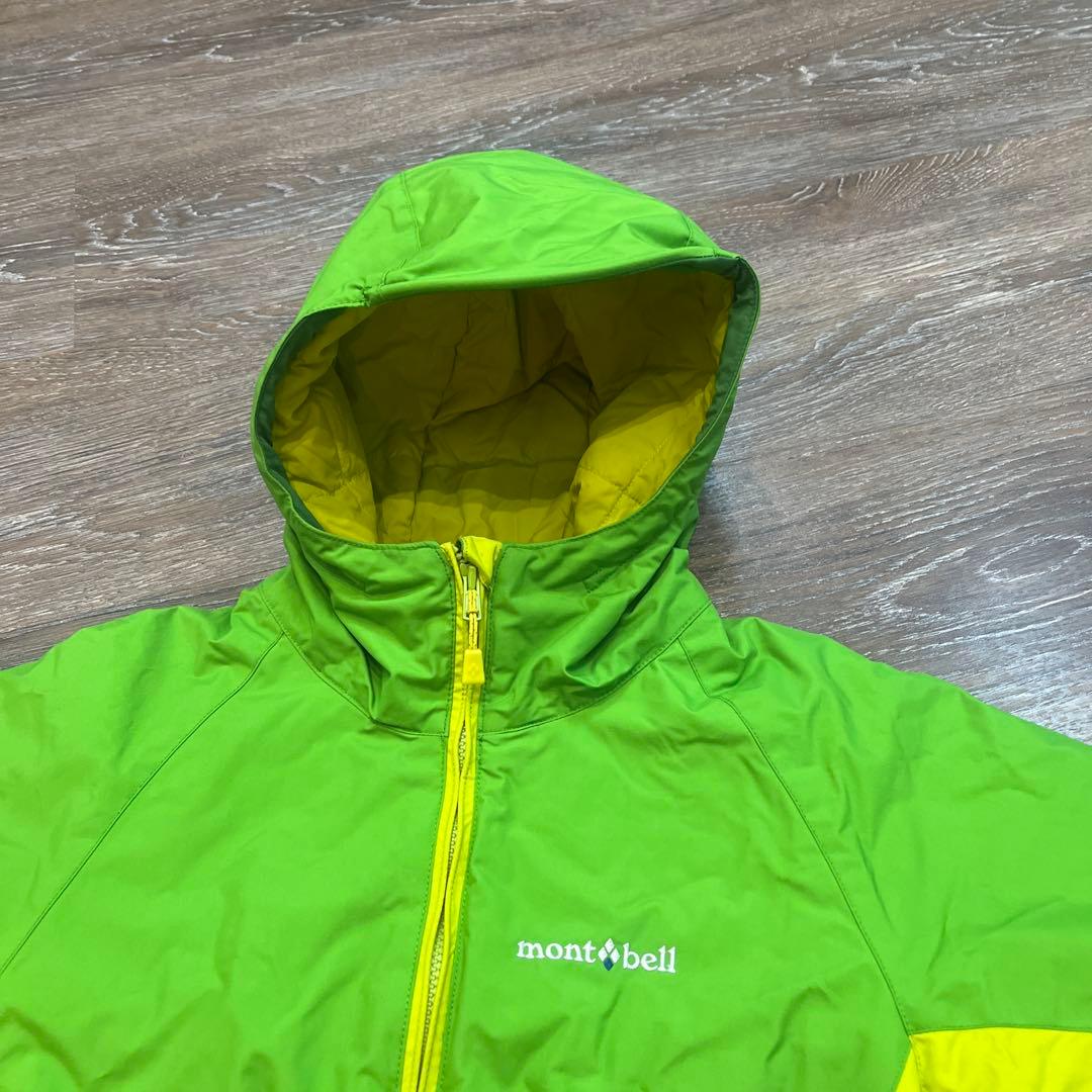 モンベル キッズ スノーウェア つなぎ 120㎝ グリーンジャンプスーツ