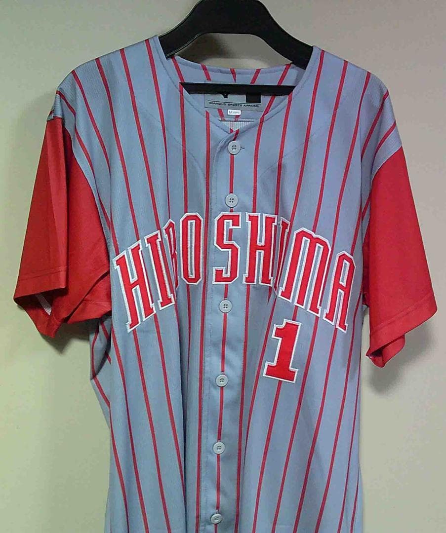 M新品■ミズノ広島カープCARPレジェンド前田智徳１復刻ユニフォーム刺繍■ 野球