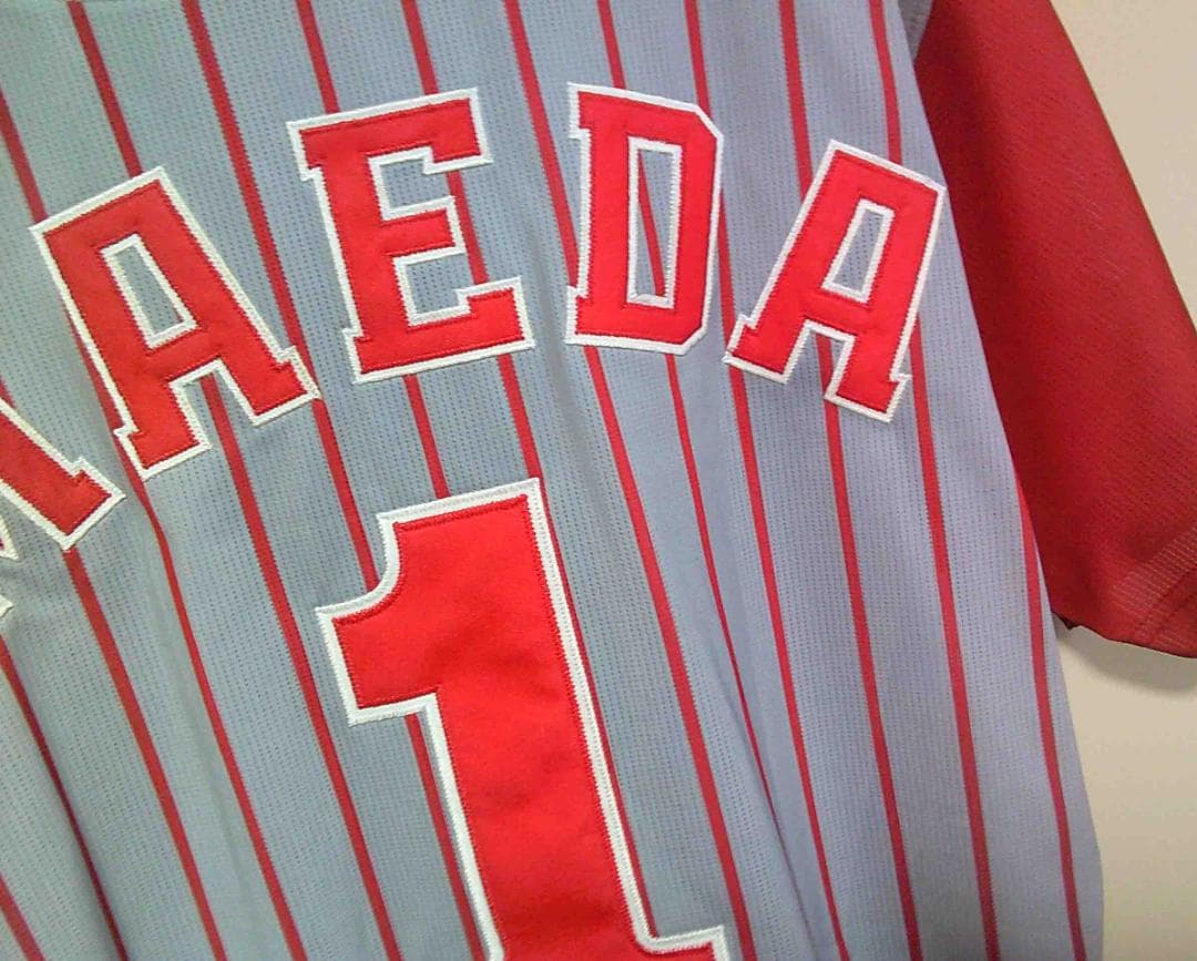 M新品■ミズノ広島カープCARPレジェンド前田智徳１復刻ユニフォーム刺繍■ 野球