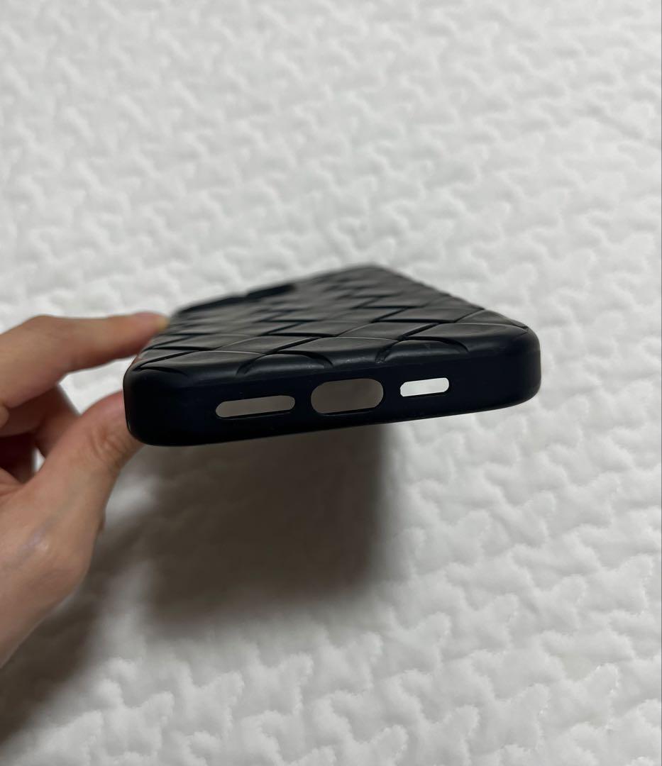 BOTTEGA VENETA ボッテガ iPhone15ProMax ケース　黒