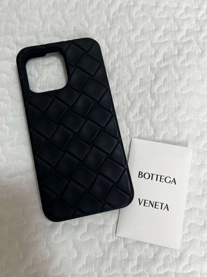 BOTTEGA VENETA ボッテガ iPhone15ProMax ケース　黒