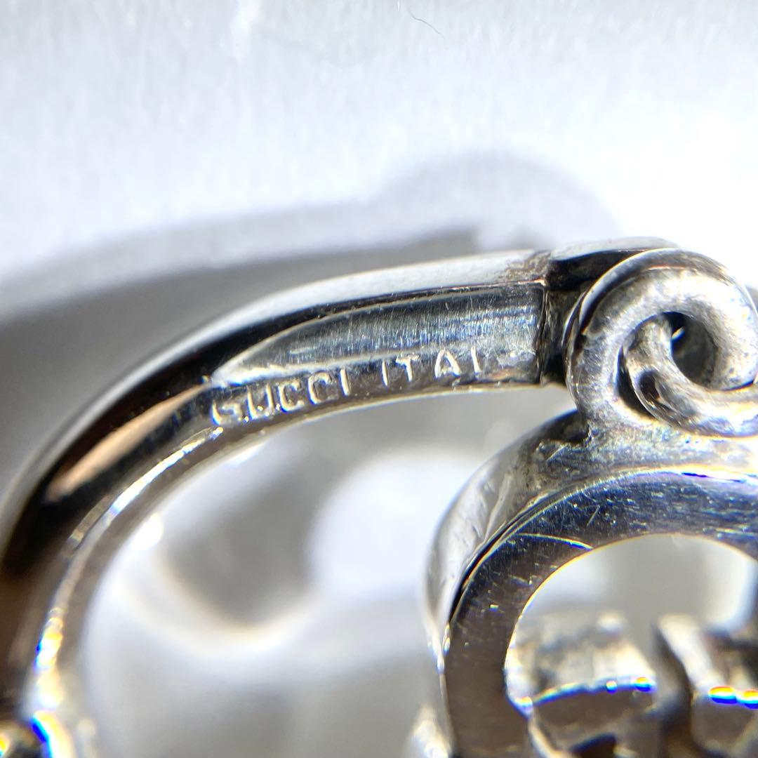GUCCI グッチ　カフス　カフリンクス　インターロッキング　シルバー925