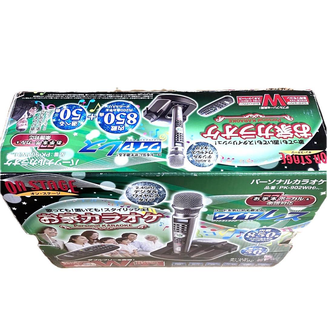 ON STAGE パーソナルカラオケ　カラオケ　PK-902W✨未使用に近い✨
