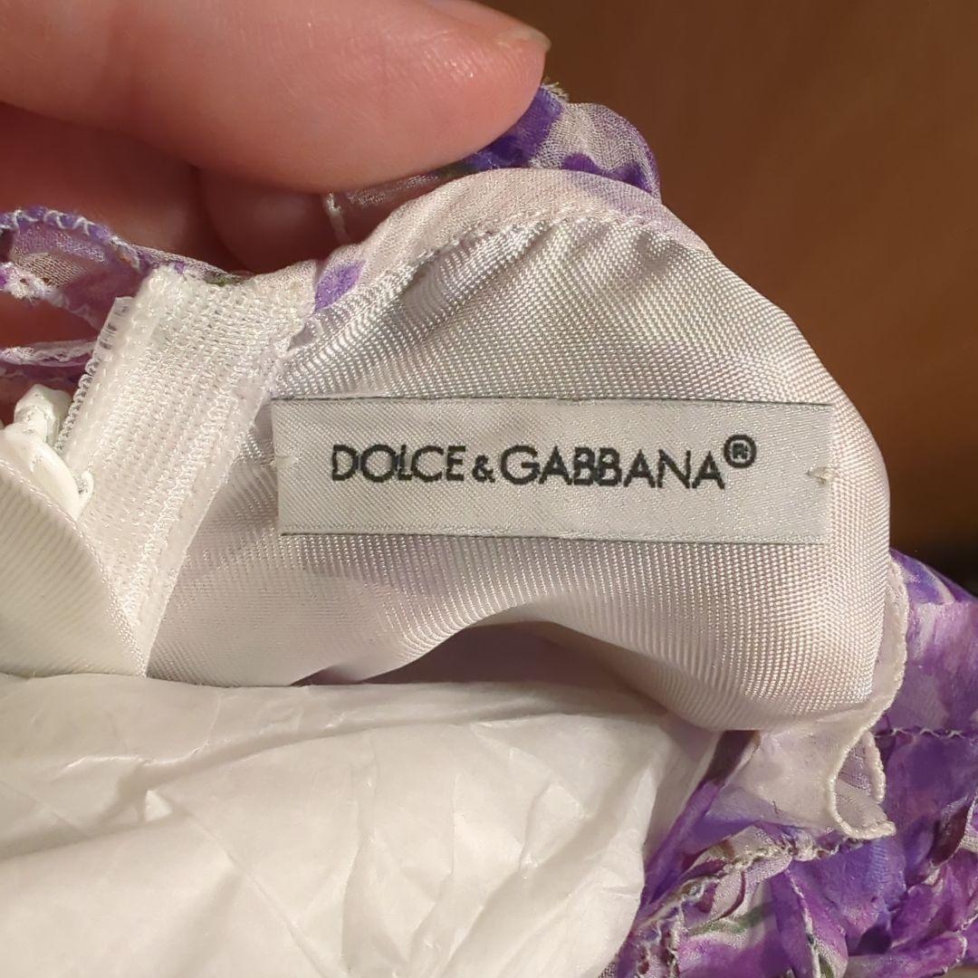 Dolce & Gabbana 花柄長袖ドレス