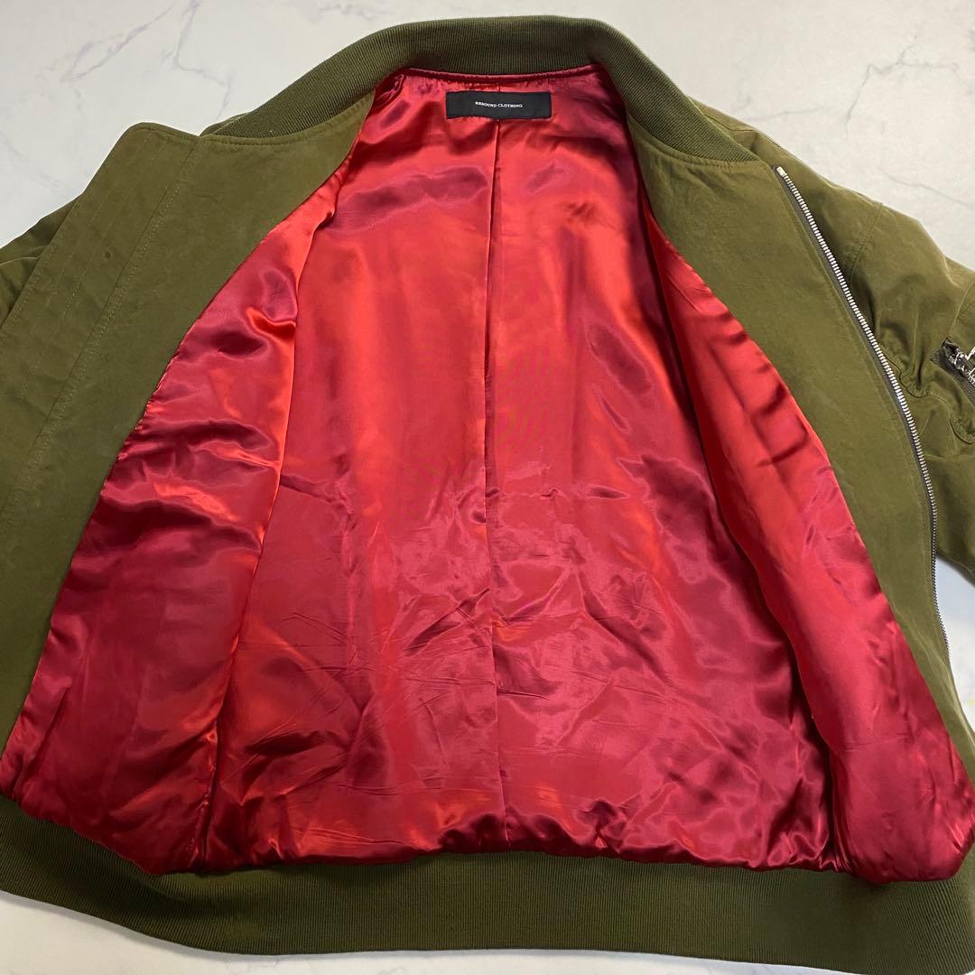 リサウンドクロージング　MA-1 ジャケット　L オリーブグリーン ブルゾン