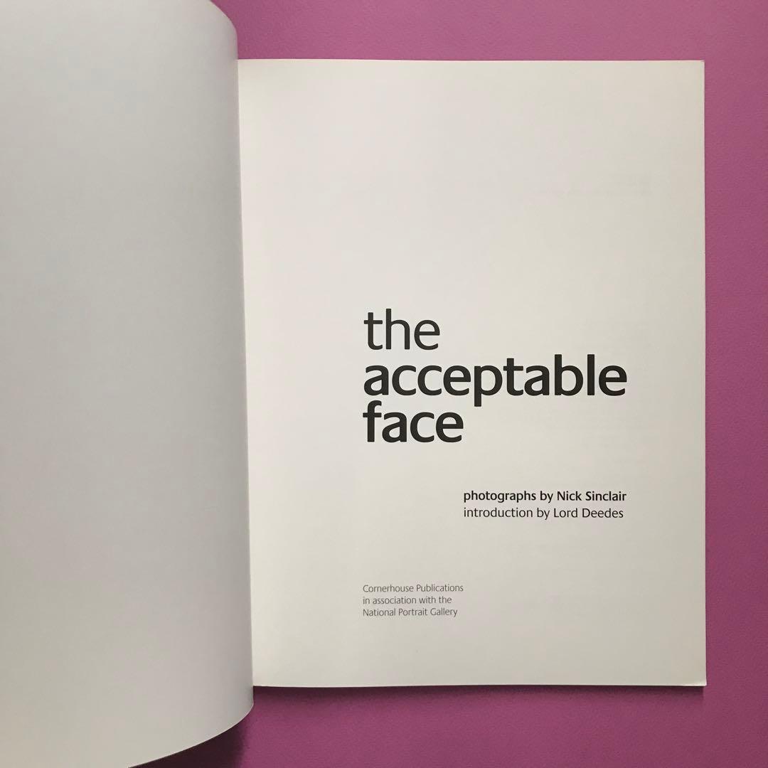 洋書 The Acceptable Face by Nick Sinclair
