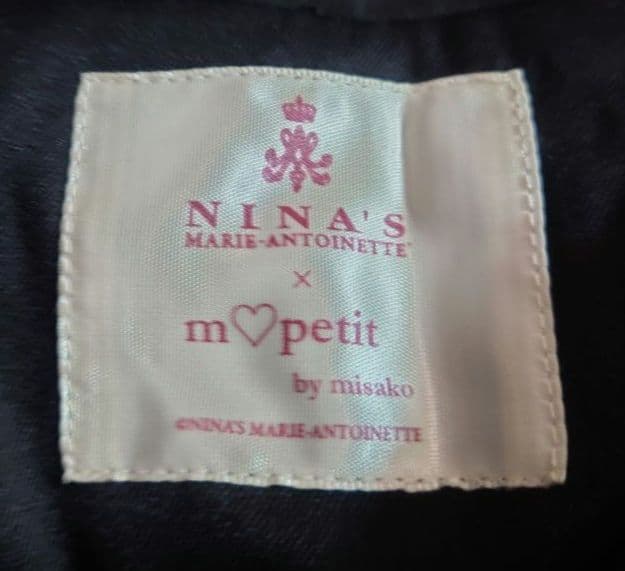 青木美沙子 コラボ ニナス ケープ ロング くコート ブラック