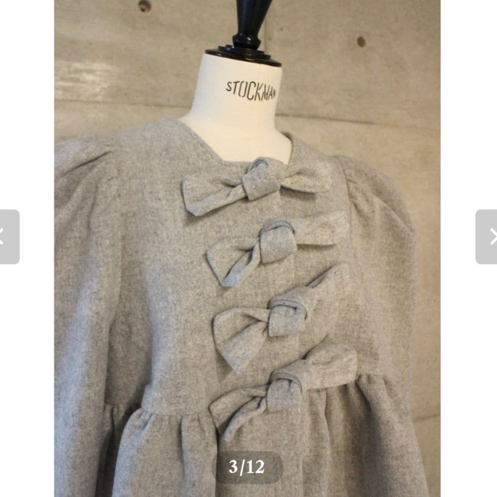 JNHearts♡ジェイエヌハーツ 未使用タグ付き リボンコート